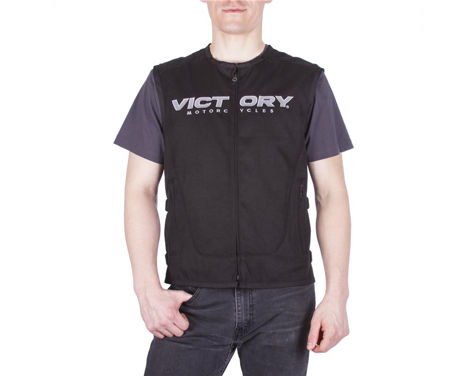Men's Tactical Vest Black Victory Motorcycles AU