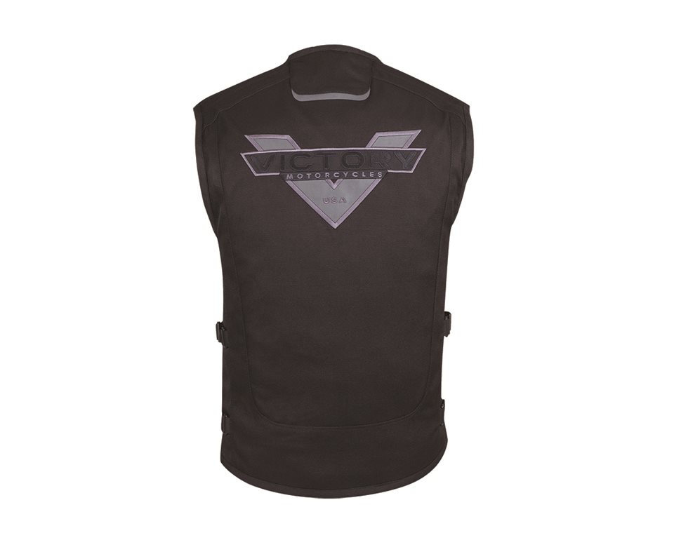 Men's Tactical Vest Black Victory Motorcycles AU