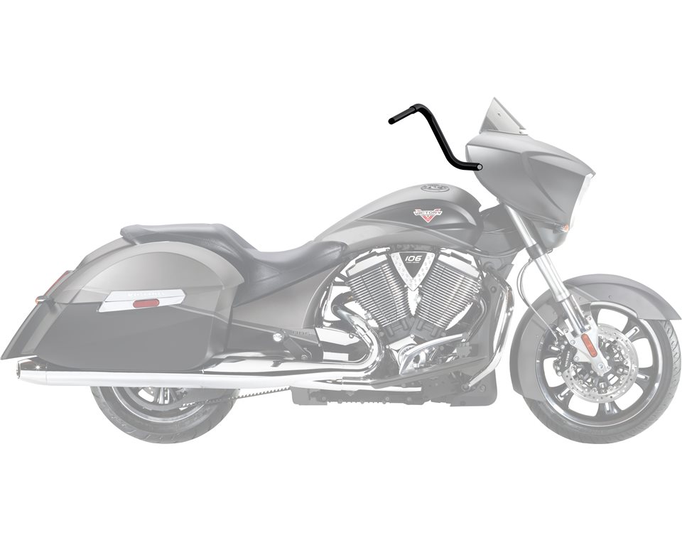 Ape Hanger Handlebars Black Victory Motorcycles NZ
