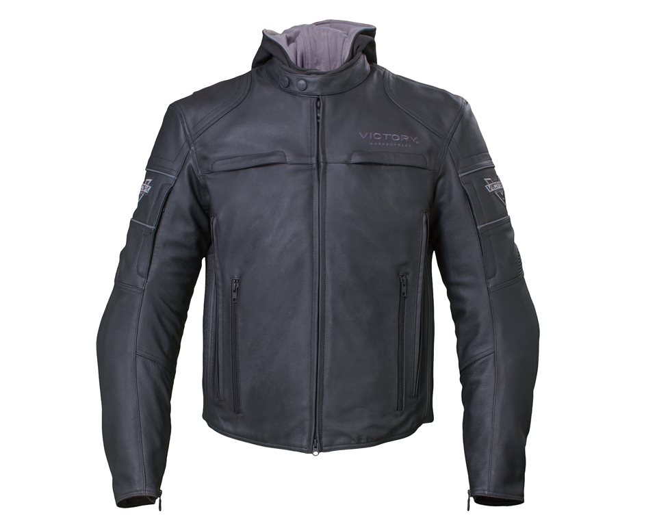 Men's Magnum Jacket - Black Leather | Victory Motorcycles AU