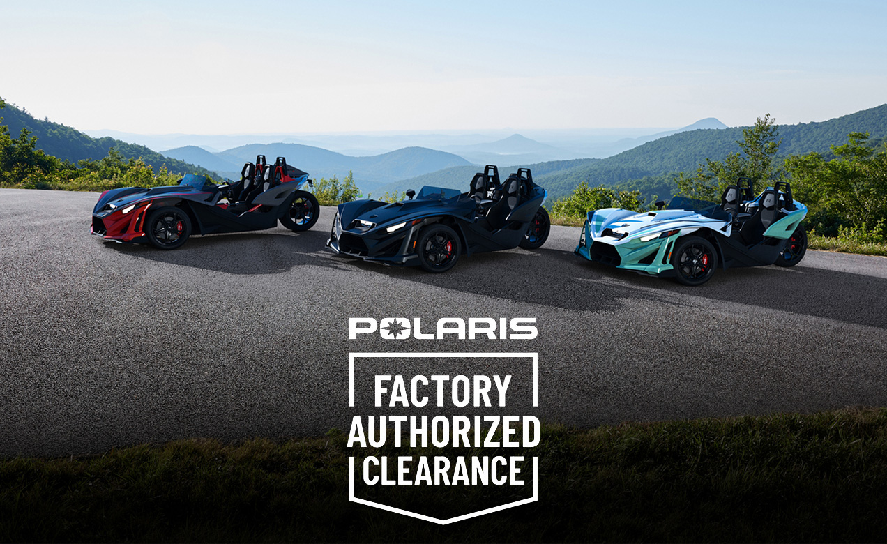 Polaris Slingshot Factory Authorized Clearance